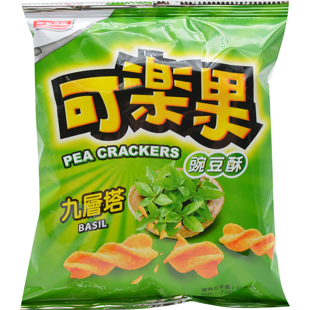 Pea Crackers Basil