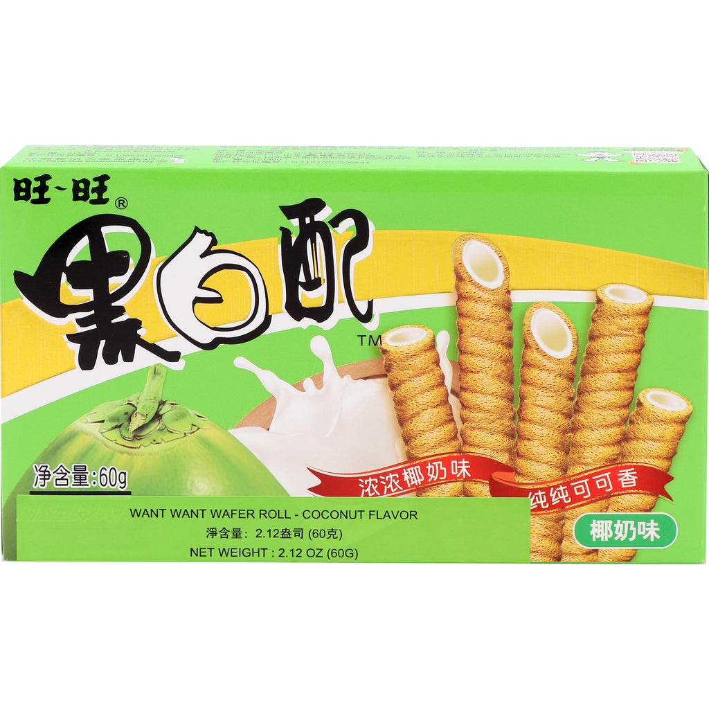 WANT WANT wafer roll coconut 