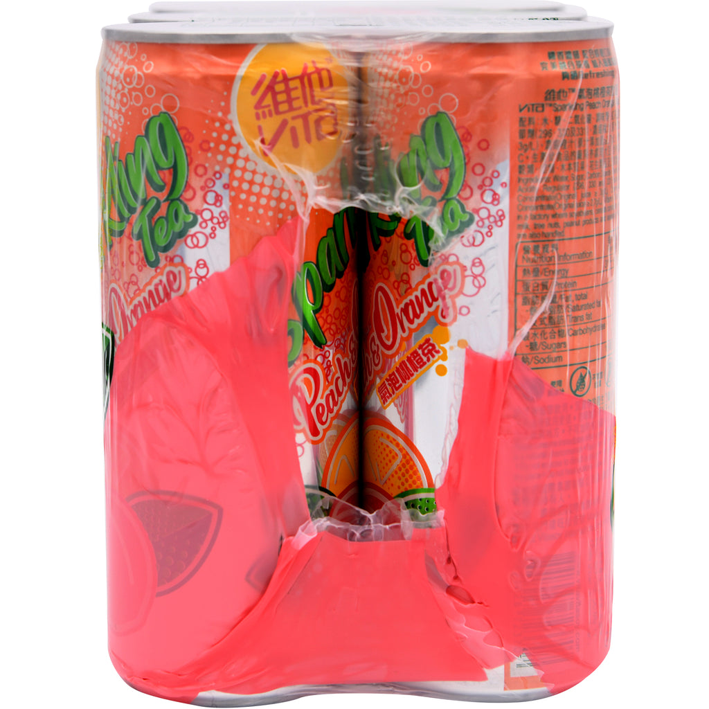 VITA peach orange sparkling tea