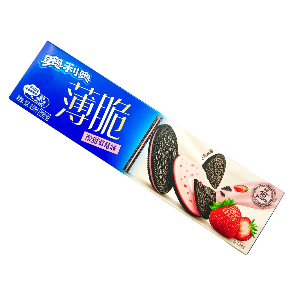 OREO thin crackers strawberry flavor