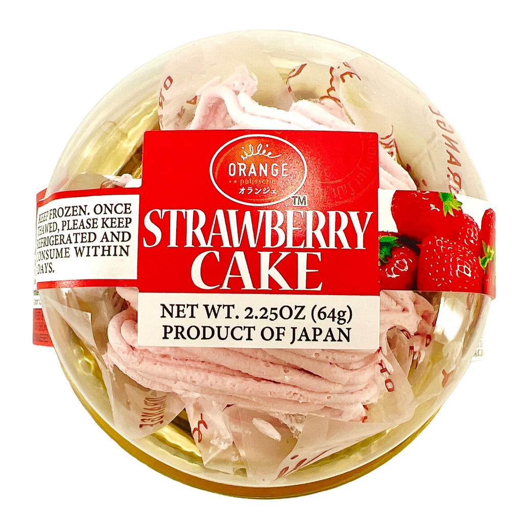 ORANGE strawberry cake