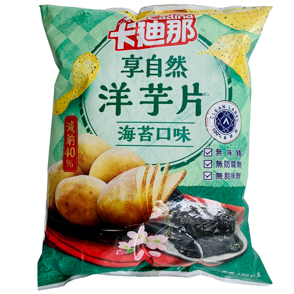 CADINA potato chips seaweed 