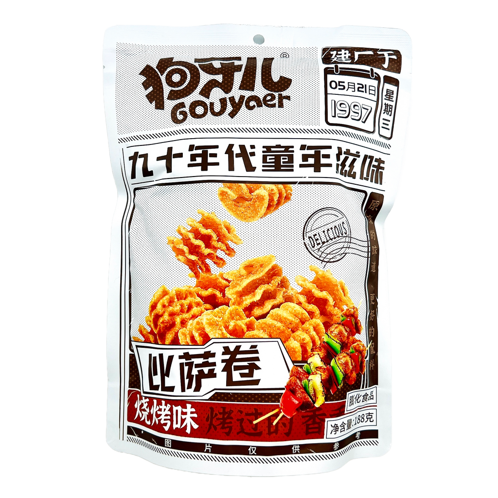 GOUYAER crunchy snack bbq flv