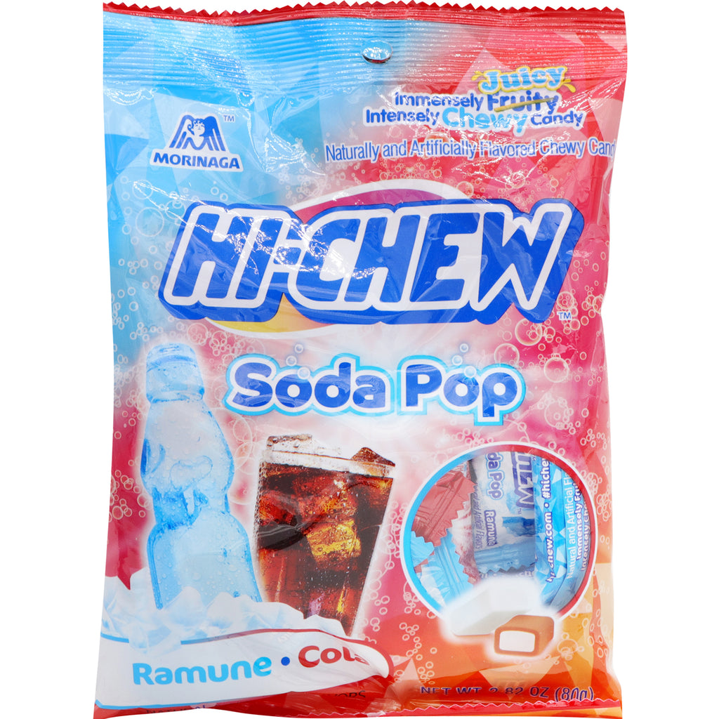 MORINAGA hi chew soda pop- front
