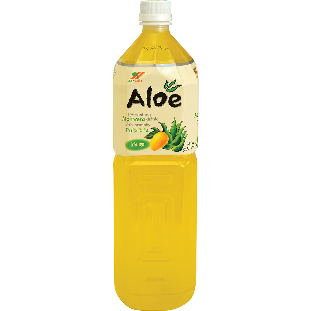 HANASIA aloe vera drink mango-front