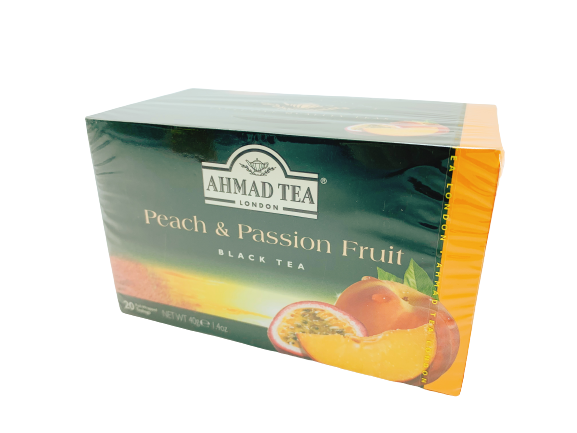 AHMAD TEA LONDON peach & passion fruit black tea